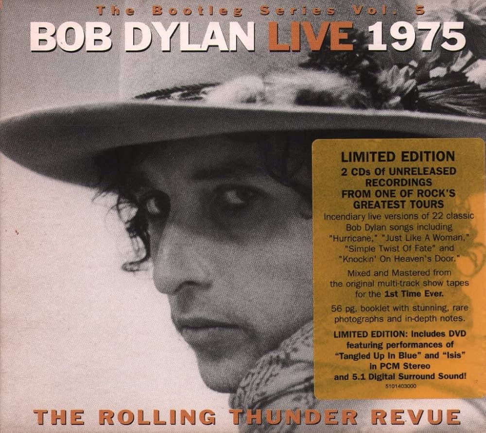 Bob Dylan - Live 1975 : The Rolling Thunder Revue - stickered