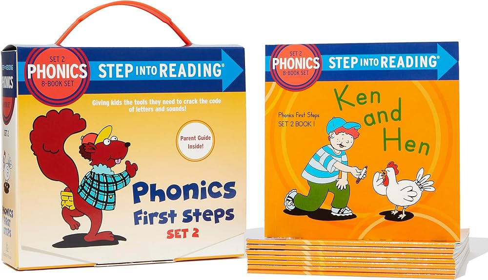 Amazon.com: Step into Reading Set 2 Phonics First Steps Box Set