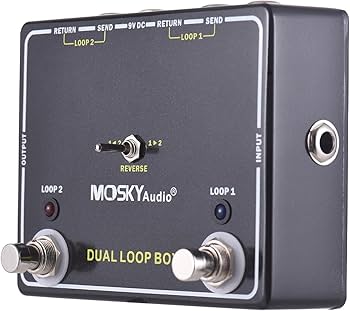 Amazon | MOSKYAUDIO ギターエフェクトループスイッチャーペダル 2