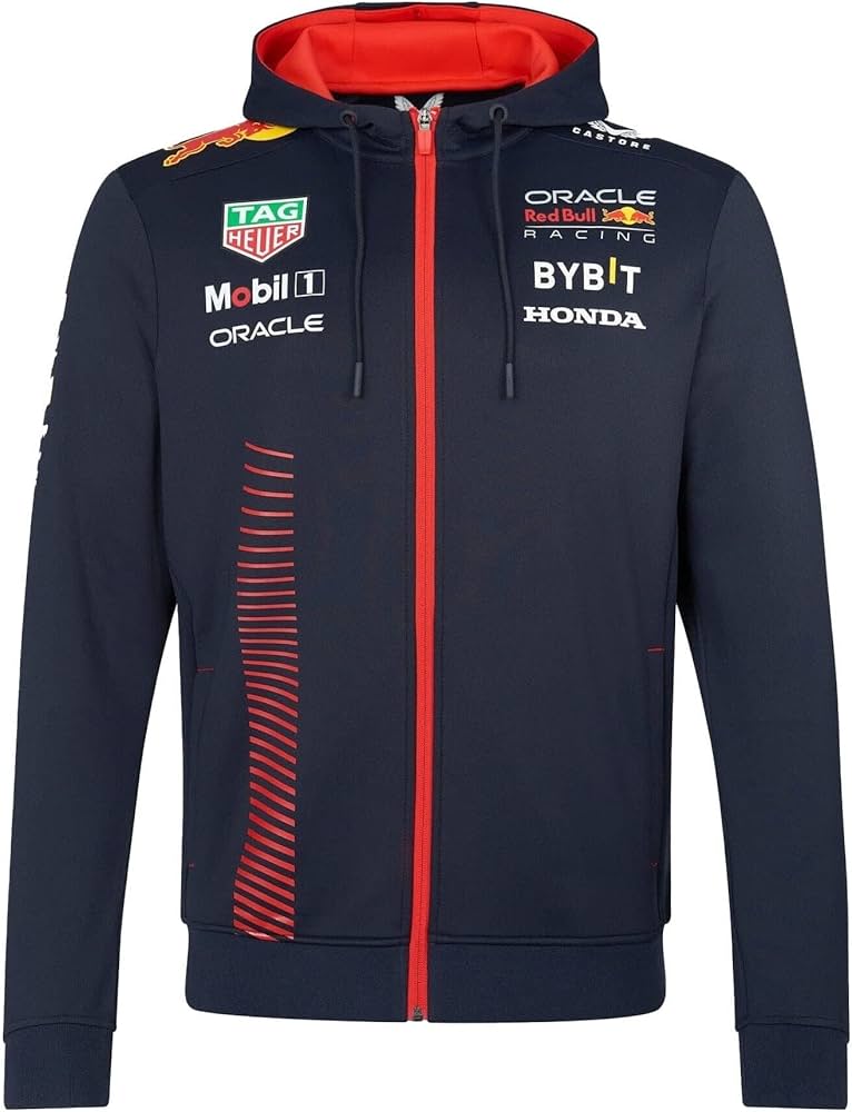 Castore Red Bull Racing F1 Men's 2023 Team Full Zip Hooded
