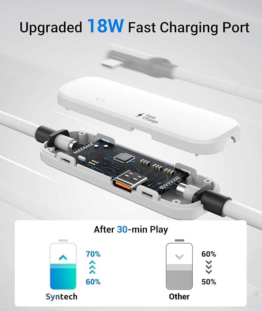 Amazon.co.jp: Syntech リンクケーブル 5M 充電付き、Meta Quest 3S