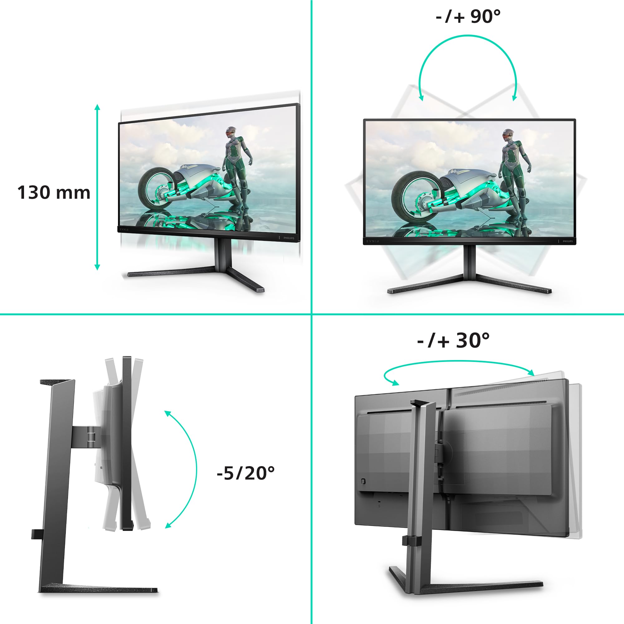 Amazon.co.jp: PHILIPS Evnia 25M2N3200W - 24.5 Inch Gaming Monitor