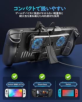 Amazon.co.jp: Steam Deck 冷却ファン ATiC Steam Deck/Switch/Switch