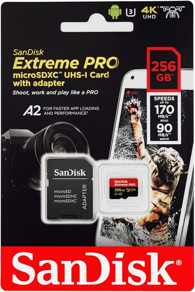 Amazon | microSDXC 256GB SanDisk サンディスク Extreme PRO UHS-1 U3