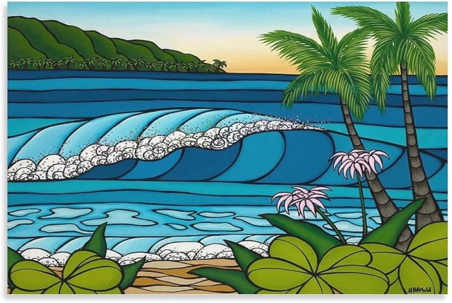 Amazon.co.jp: アートパネル 油絵 ヘザーブラウン HEATHER BROWN 絵画