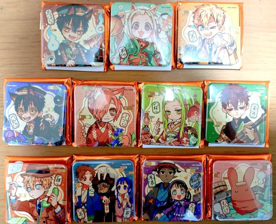 地縛少年花子くん ミュージアム 化け猫旅館花子亭 スクエア缶バッジ