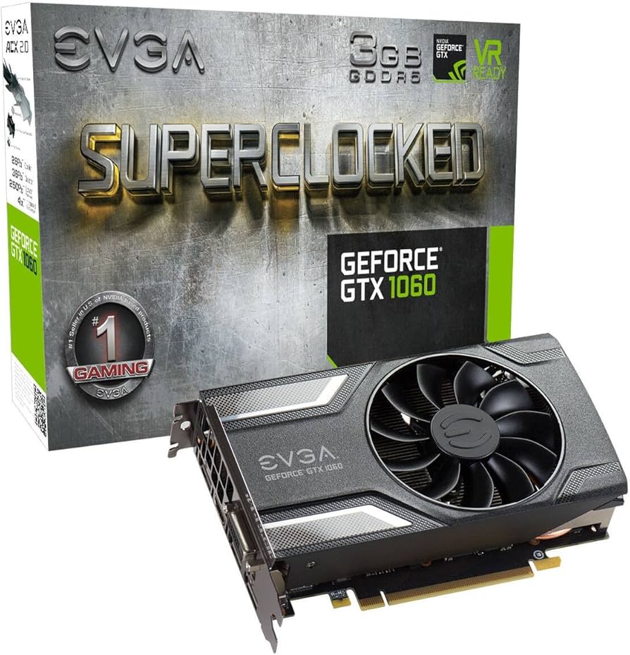 Amazon.com: EVGA GeForce GTX 1060 3GB GDDR5 Graphics Card