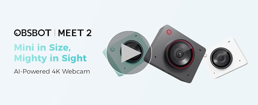 Amazon.com: OBSBOT Meet 2-4K Webcam for PC with 1/2