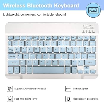 Amazon.com: LAMA Wireless Keyboard Case with Mouse for iPad Air