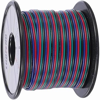 Amazon.co.jp: TUOFENG 4芯ケーブル22 AWG電線12.5メートル脚4ピンRGB