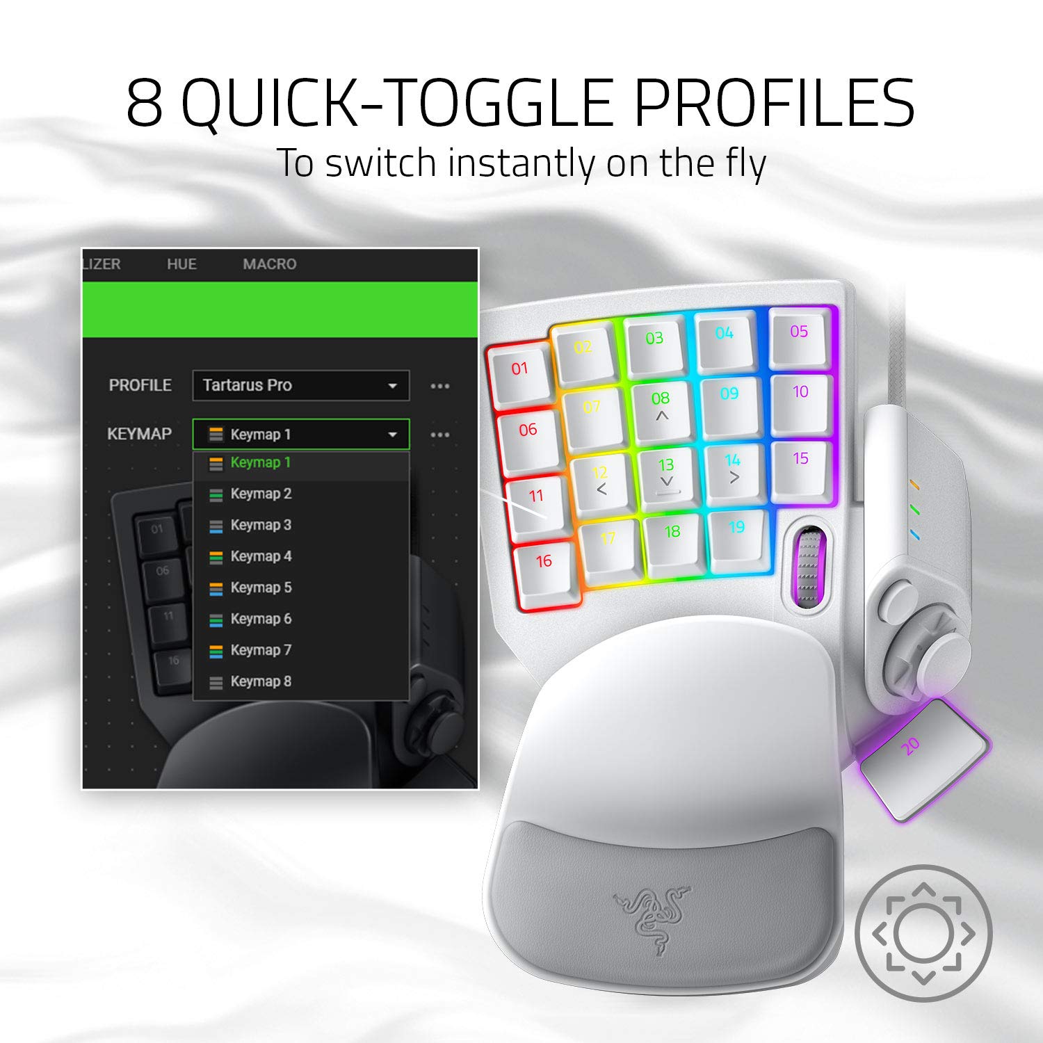 Amazon.com: Razer Tartarus Pro Gaming Keypad: Analog-Optical Key