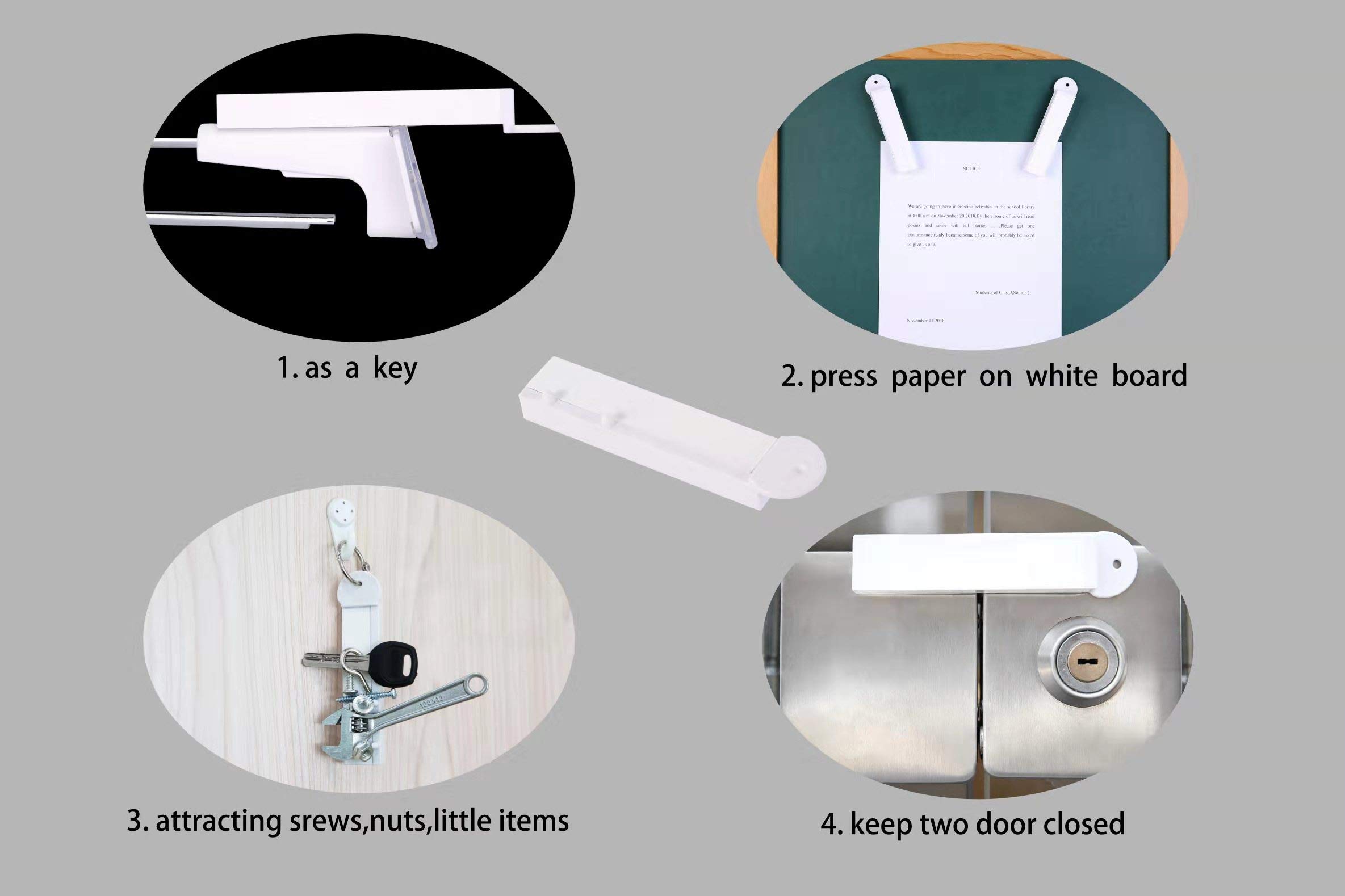 XCHTX Theft Protection Stop Lock Magnetic Key,Magnet Key Metal
