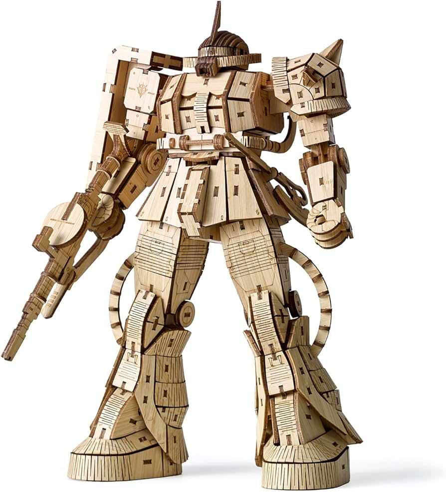 Amazon | wa-gu-mi MS-06S シャア専用ザクII 竹製 3D 立体パズル