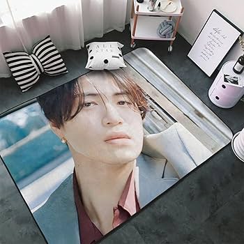 Amazon｜ラグマット 菊池風磨 (1) フランネルラグ 家庭用 おしゃれ