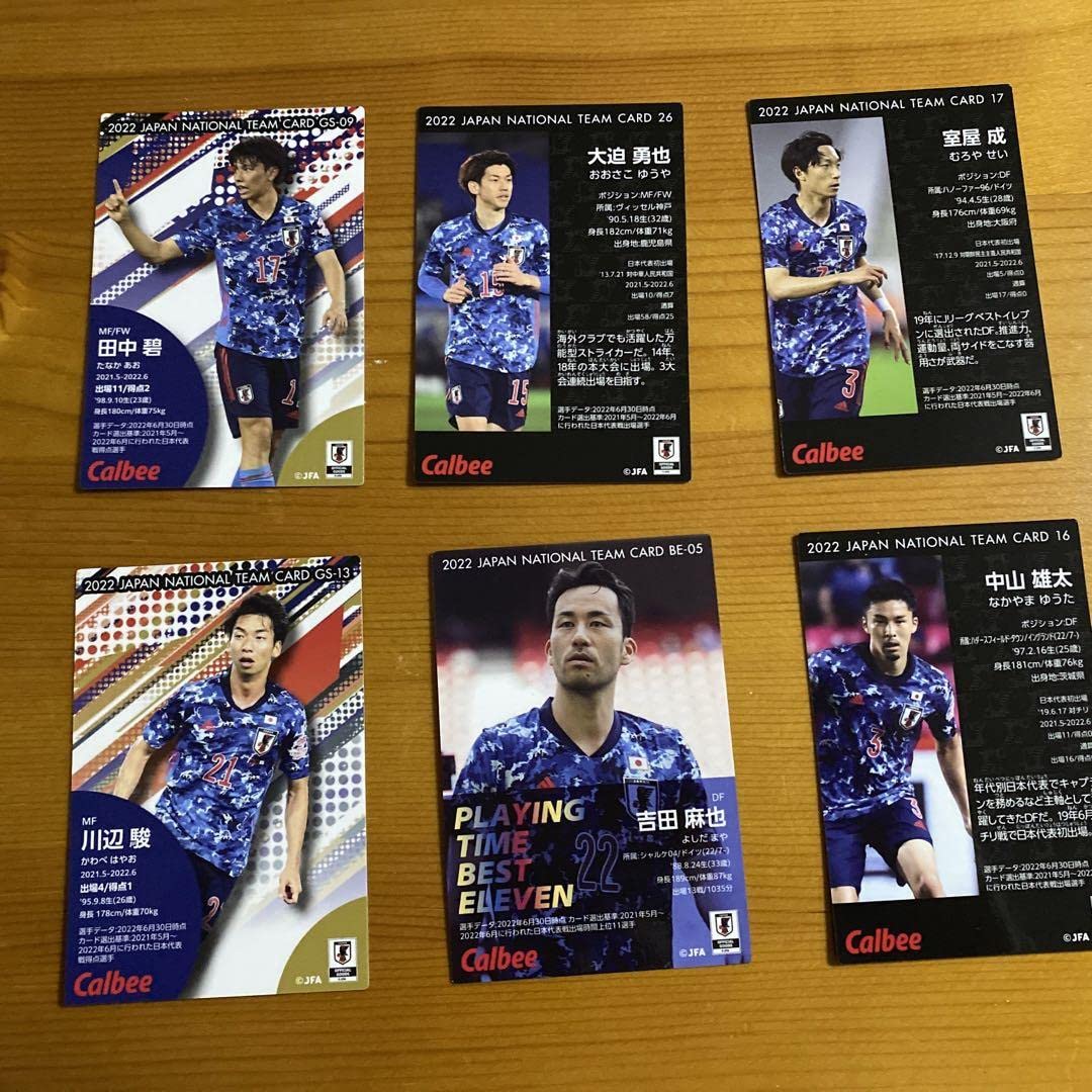 Amazon.co.jp: サッカー日本代表チーム ポテトチップス カード : おもちゃ