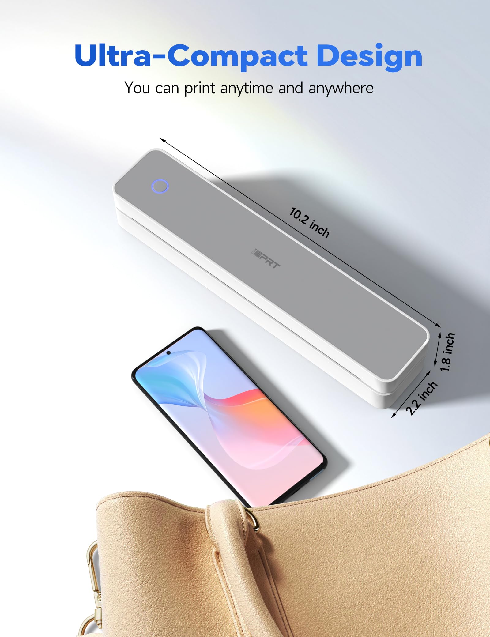 Amazon.co.jp: iDPRT MT610 Pro ポータブルサーマルプリンター 300DPI