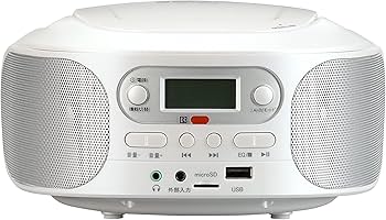 Amazon.co.jp: WINTECH【CD/SD/USB/ラジオ】KC-153 パールホワイト CD