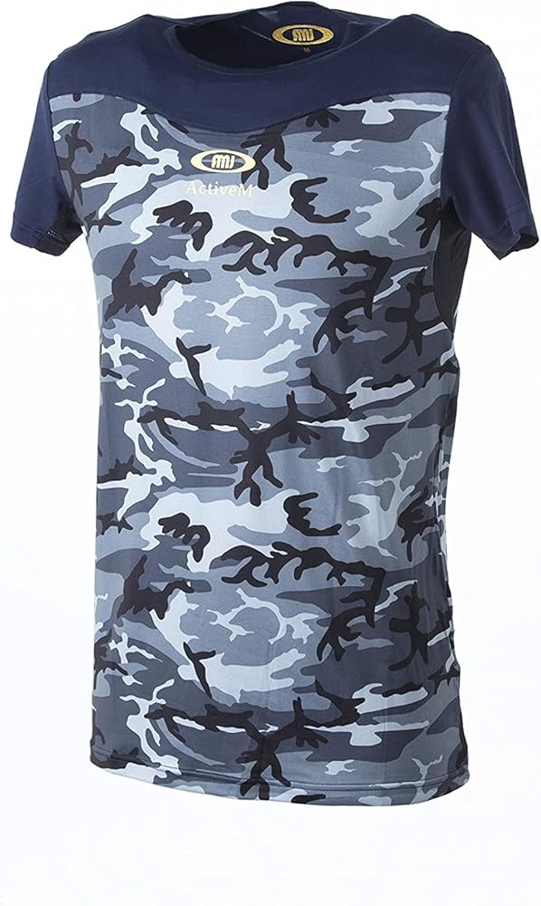 Amazon.co.jp: ActiveM アクティブーム 半袖 アンダーシャツ (ネイビー