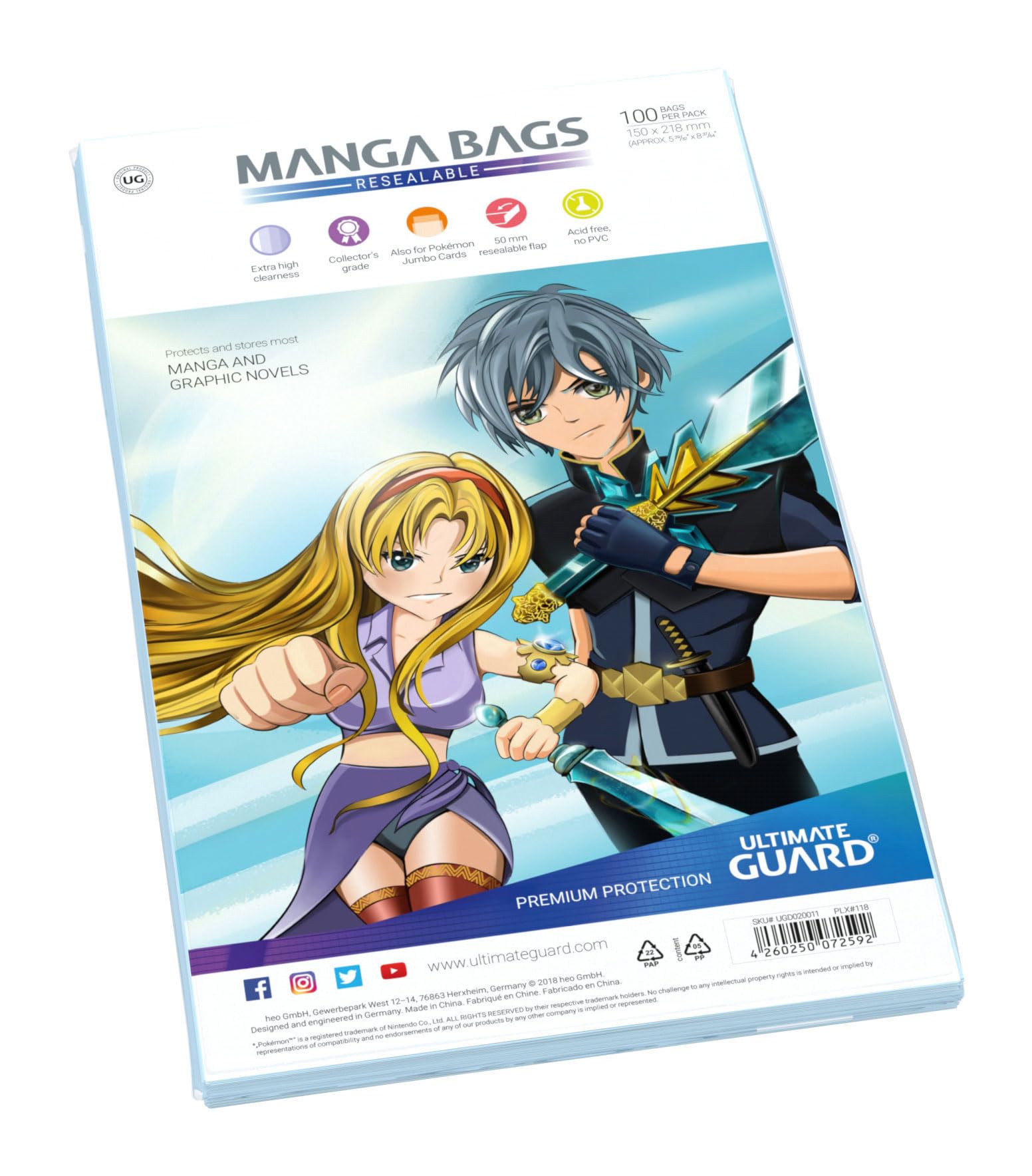 Amazon.com: Resealable Manga Bags : Toys & Games