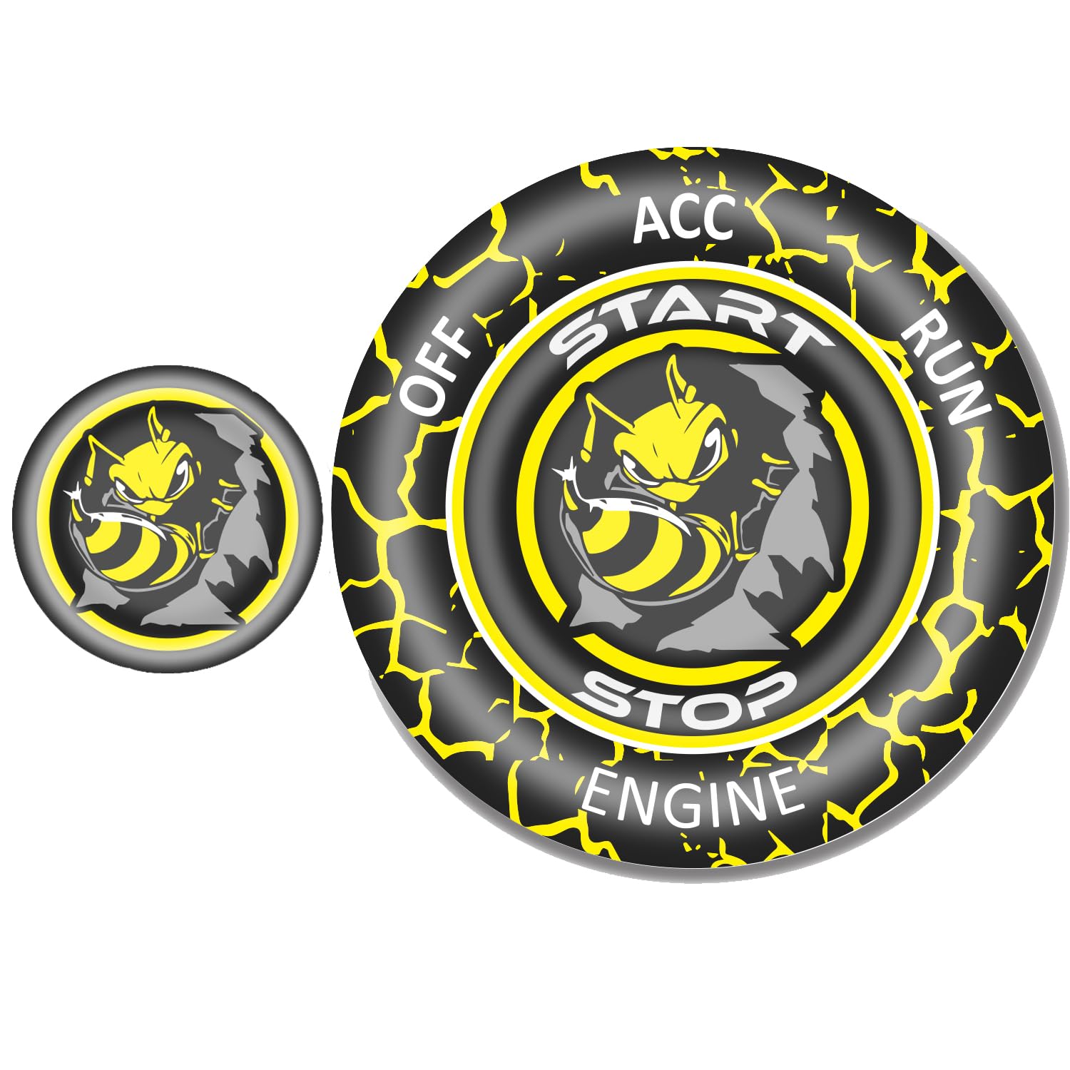 Amazon.com: DECALEPIC Push Start Button Cover for Dodge Challenger