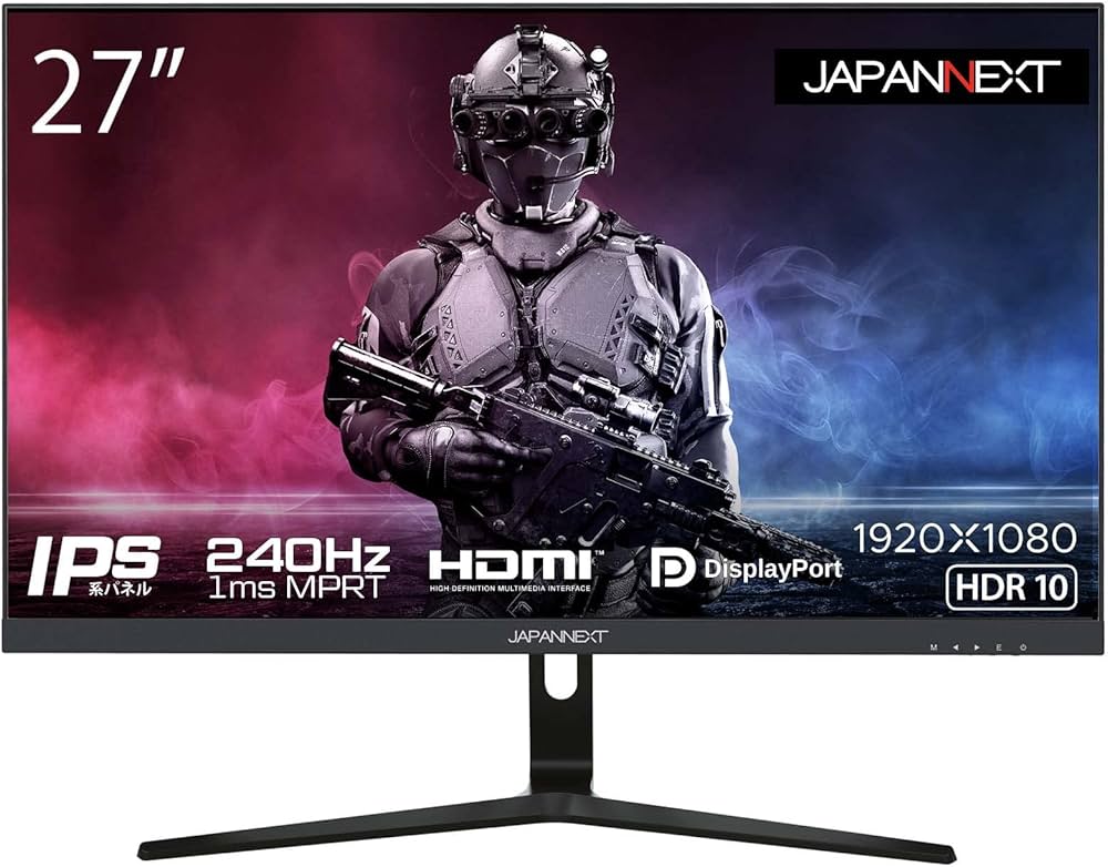 Amazon.co.jp: JAPANNEXT 27型IPS フルHDパネル搭載240Hz対応