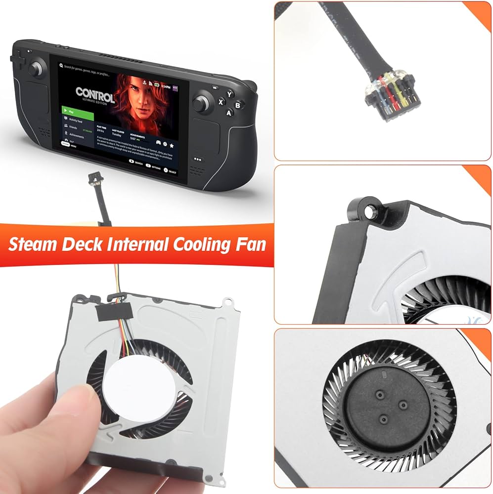 Amazon.co.jp: 内部冷却ファン 交換用 Steam Deck 2021 2022 64GB