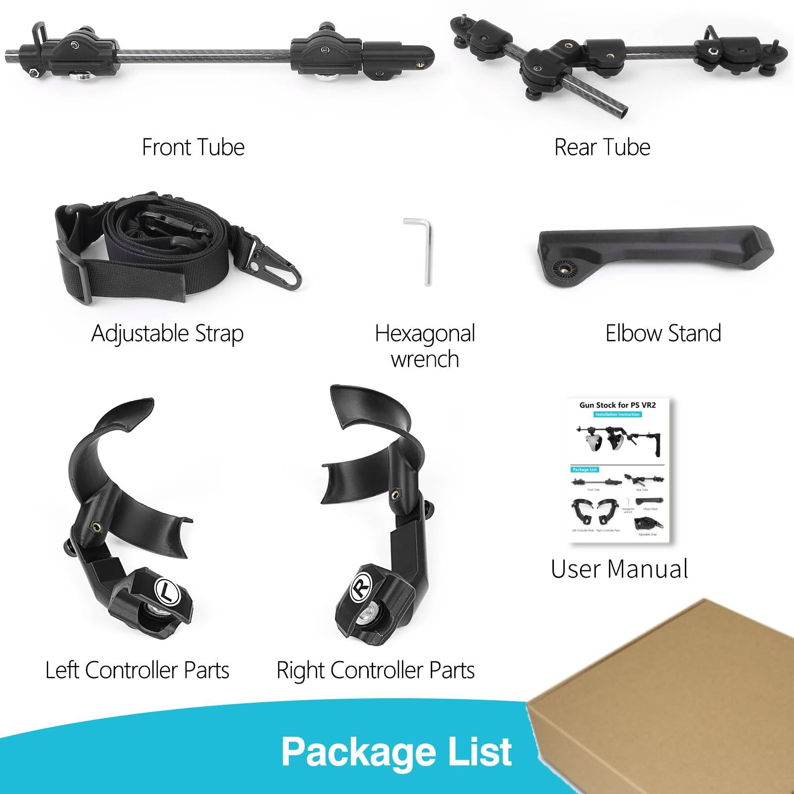 Amazon.co.jp: PECOOVR 磁気ガンストック PSVR2コントローラー用 調節