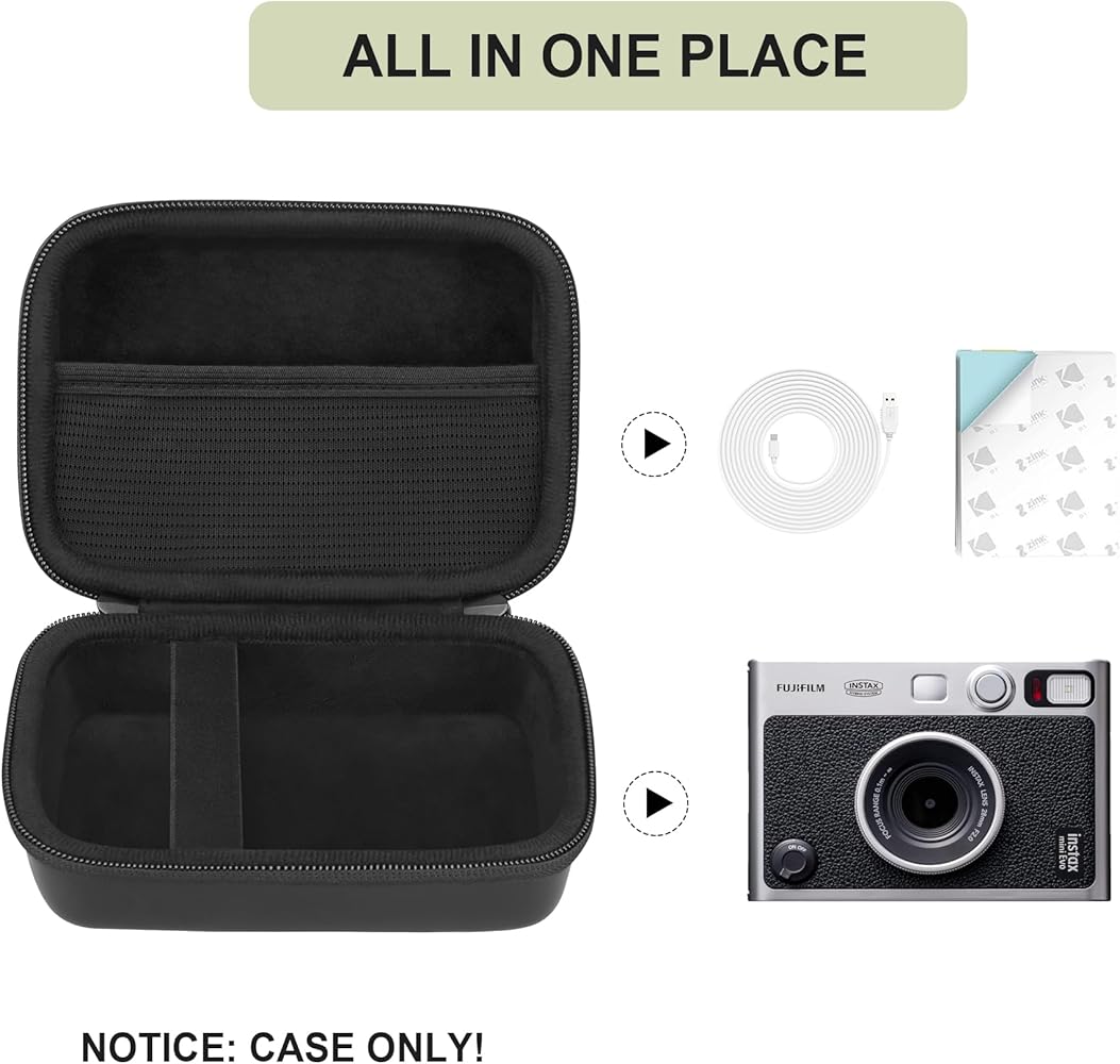 Amazon.com : Supmay Hard Carrying Case for Fujifilm Instax Mini