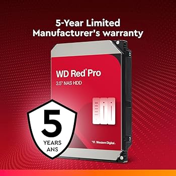 Amazon.com: Western Digital 20TB WD Red Pro NAS Internal Hard