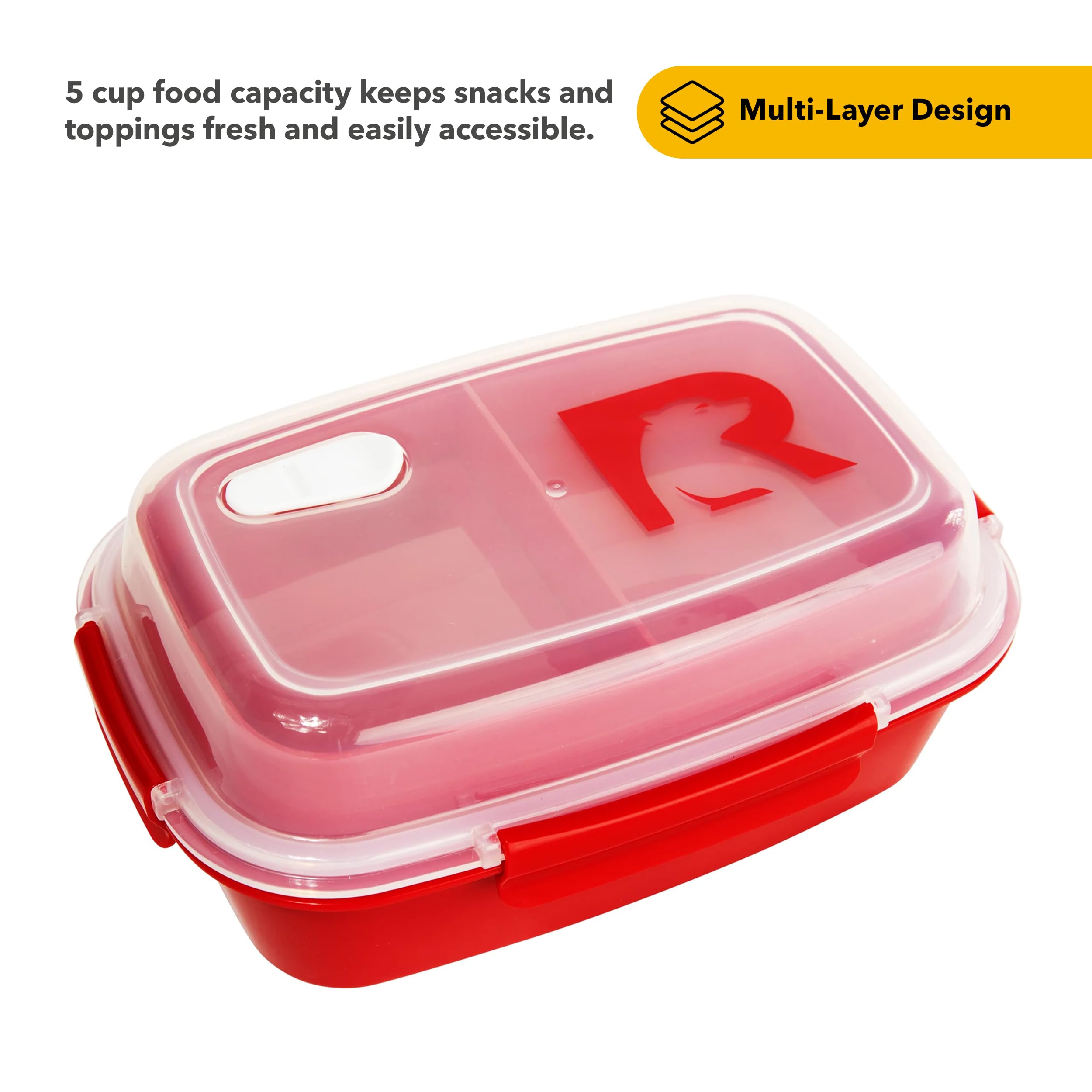Amazon.com: RTIC 5 Compartment Lunch Containers, Hot Food
