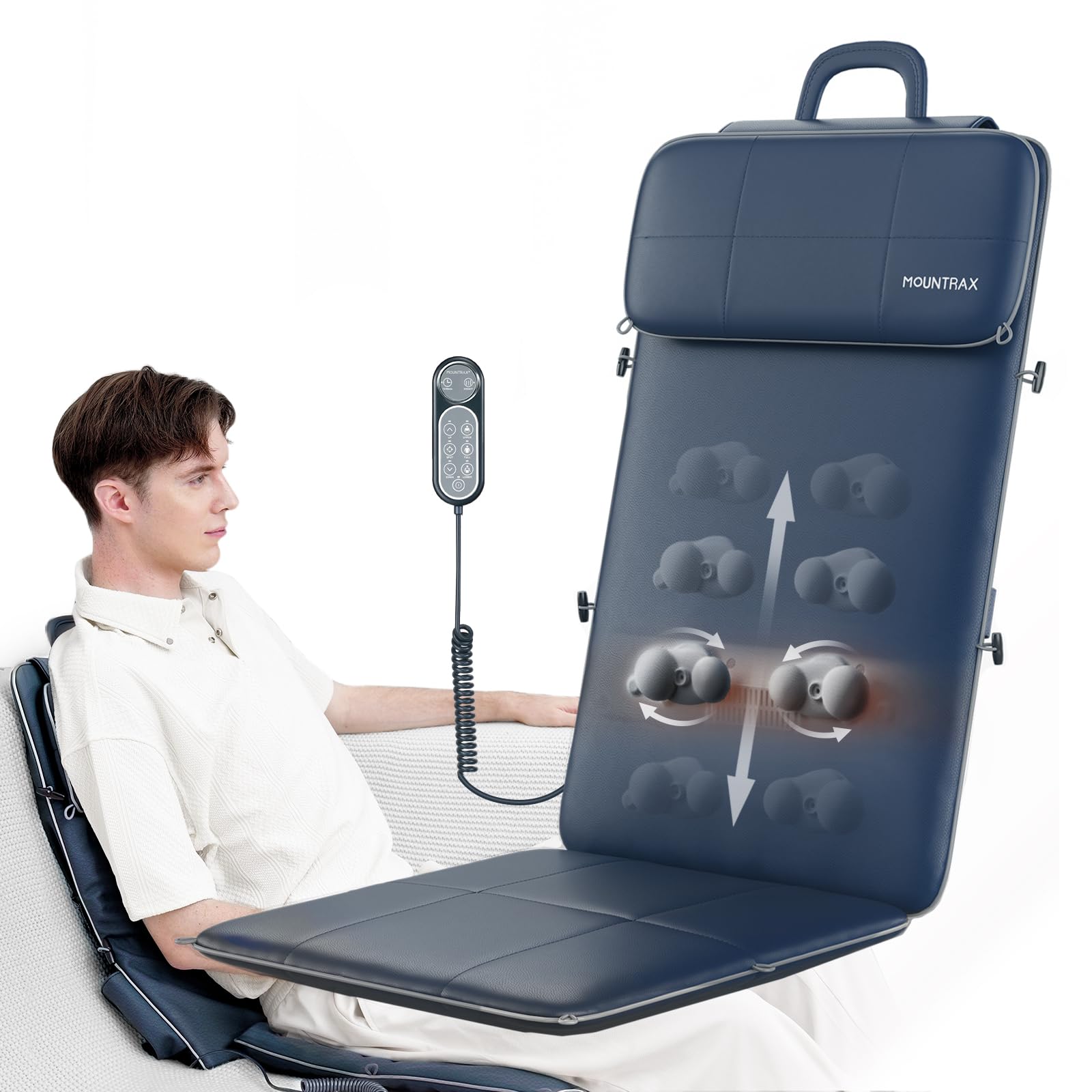 Amazon.com: MOUNTRAX Back Massager for Chair, Full Back Massager