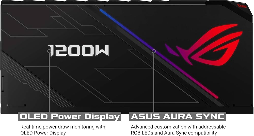 Amazon | ASUS ROG Thor 1200W プラチナ 電源ユニット ROG-THOR-1200P