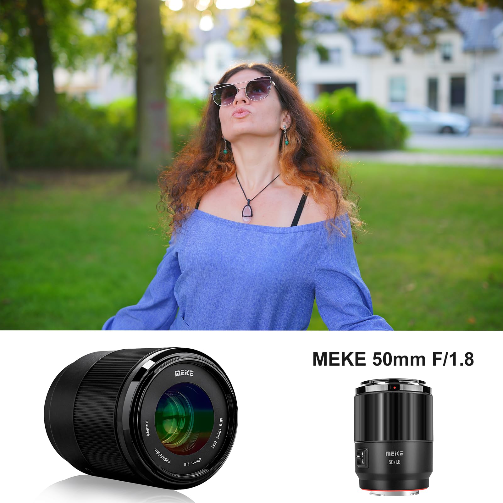 Amazon.co.jp: Meike 50mm F1.8 フルフレーム AF STM(A ステッピング