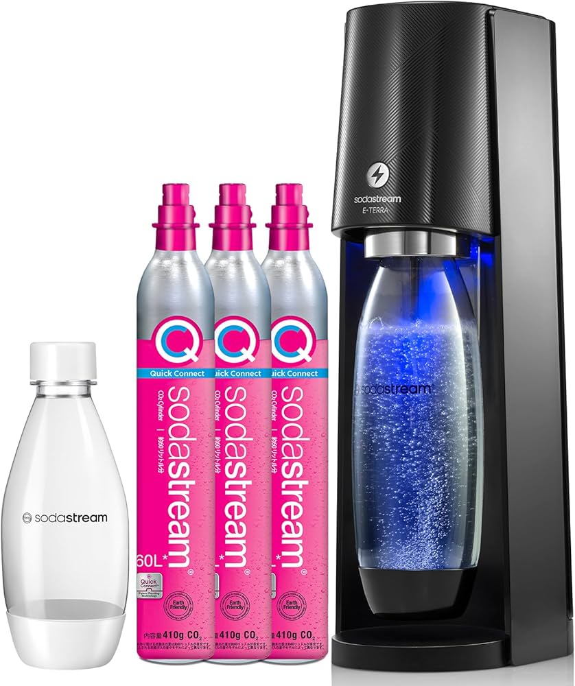 Amazon | [公式] ソーダストリーム E-TERRA(E-テラ) スターターキット