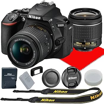 Amazon.com : Nikon D5600 DSLR Camera with Nikon AF-P DX NIKKOR 18