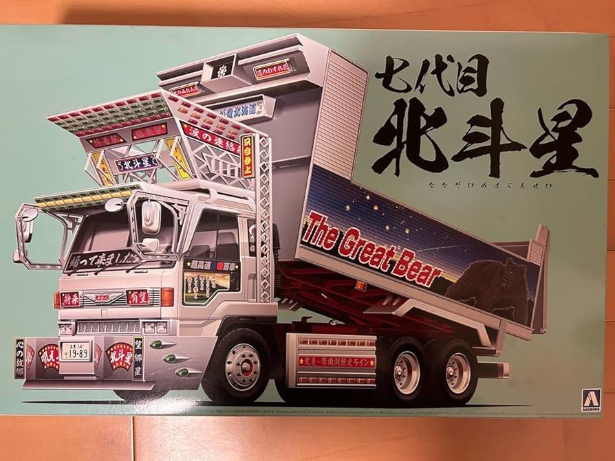 Amazon | 絶版 アオシマ 1/32 大型デコトラ ダンプ☆七代目 北斗星