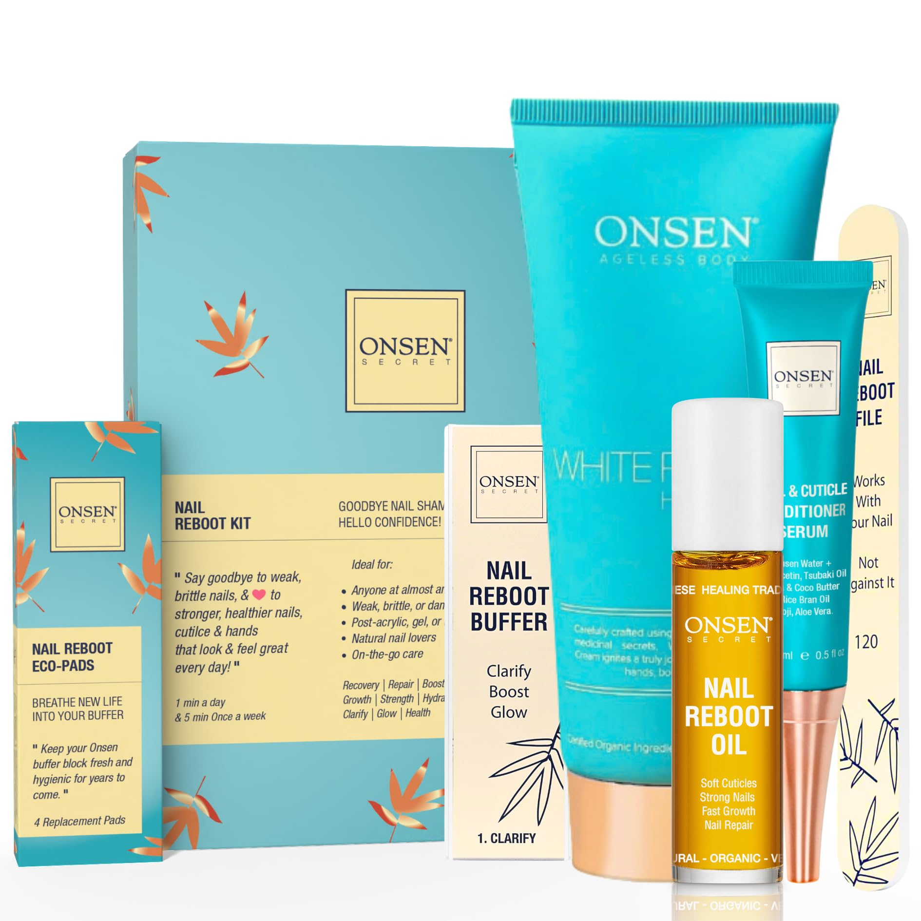 Amazon.com : Onsen Secret Ultimate Nail Reboot Kit - Includes