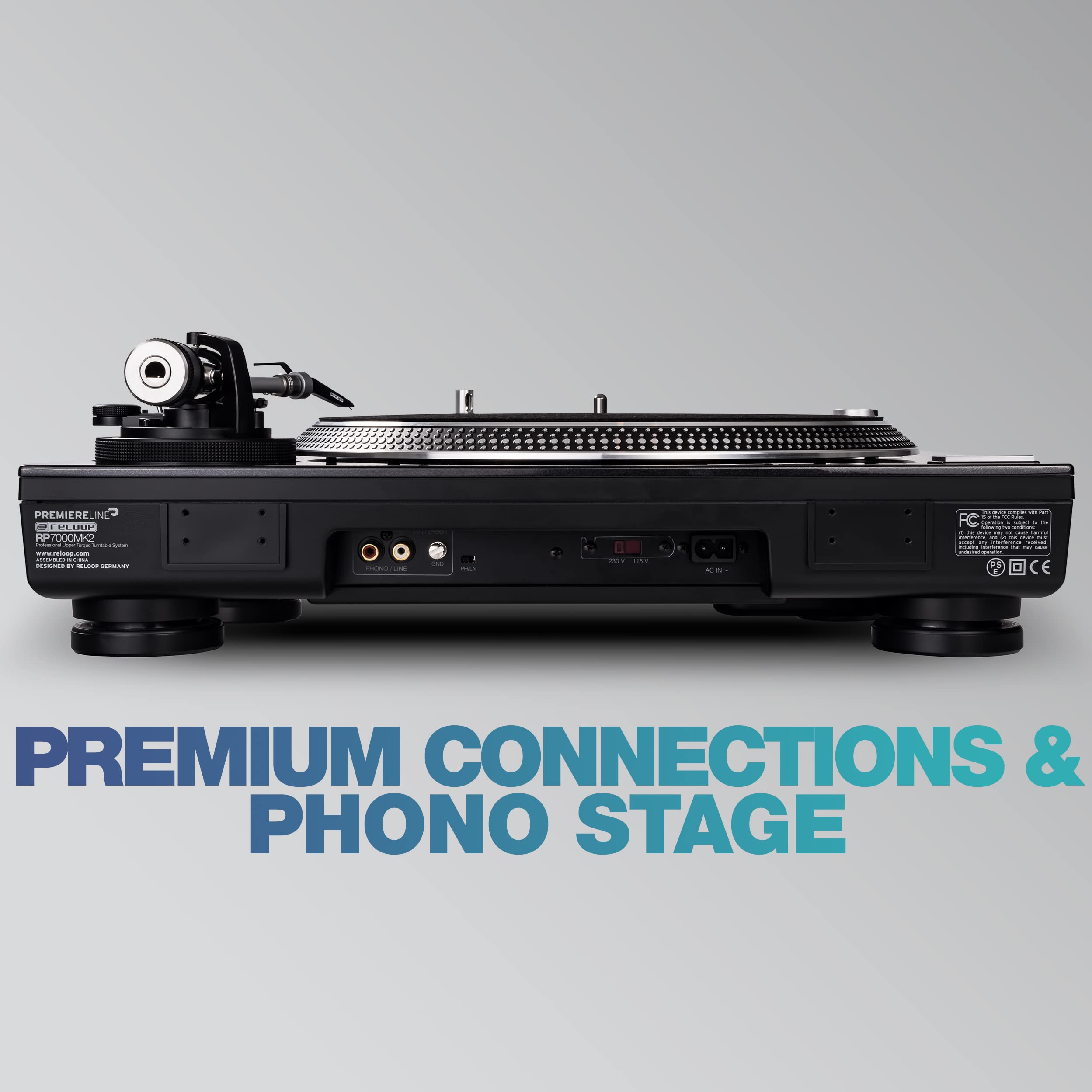 Amazon.com: Reloop RP-7000 MK2 Professional Upper Torque Turntable