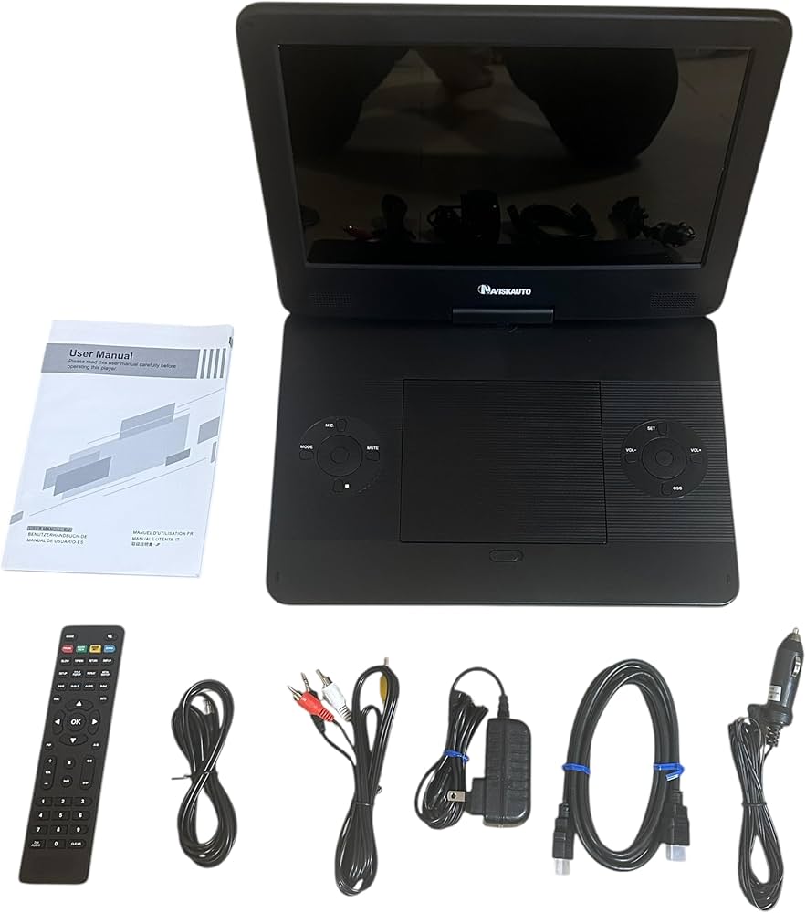 Amazon | 大画面 | NAVISKAUTO | ポータブルブルーレイプレーヤー