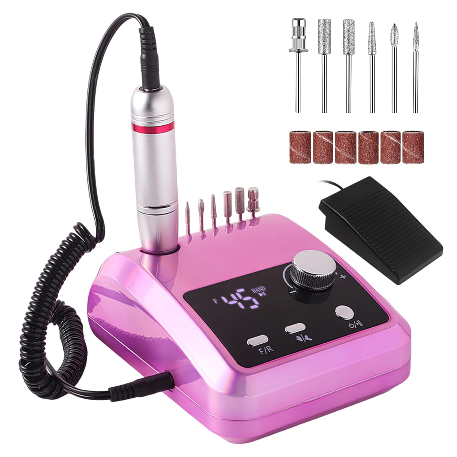 Amazon.com: CozyZen Electric Nail Drill Professional: 45000 RPM