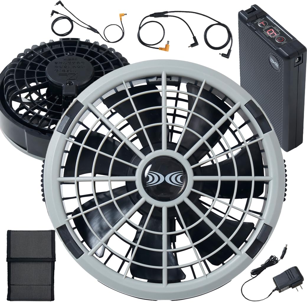 F*A様 ジーベック バッテリー×2ファン×1 XS23011 18V 春夏用]空調服