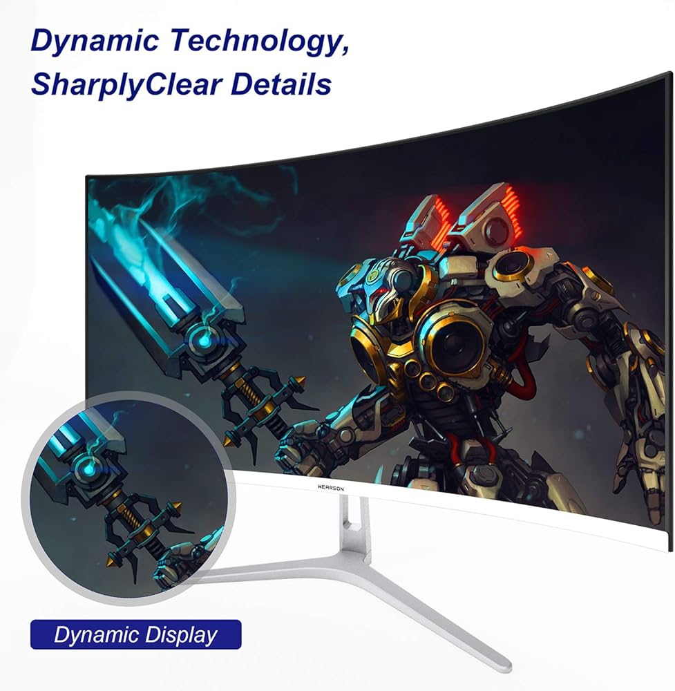 Amazon.co.jp: Wearson 32型 曲面ゲーミングモニター 1800R ワイド液晶