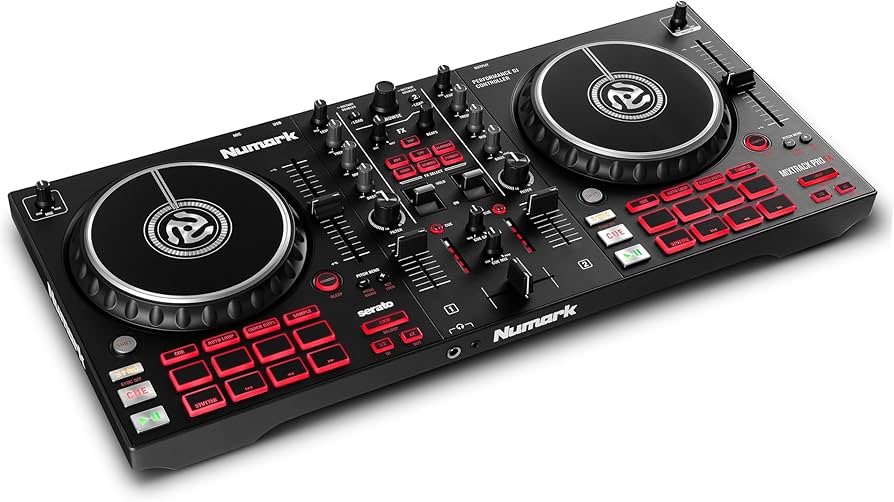 Amazon.co.jp: Numark DJコントローラー 2デッキ タッチセンサー搭載