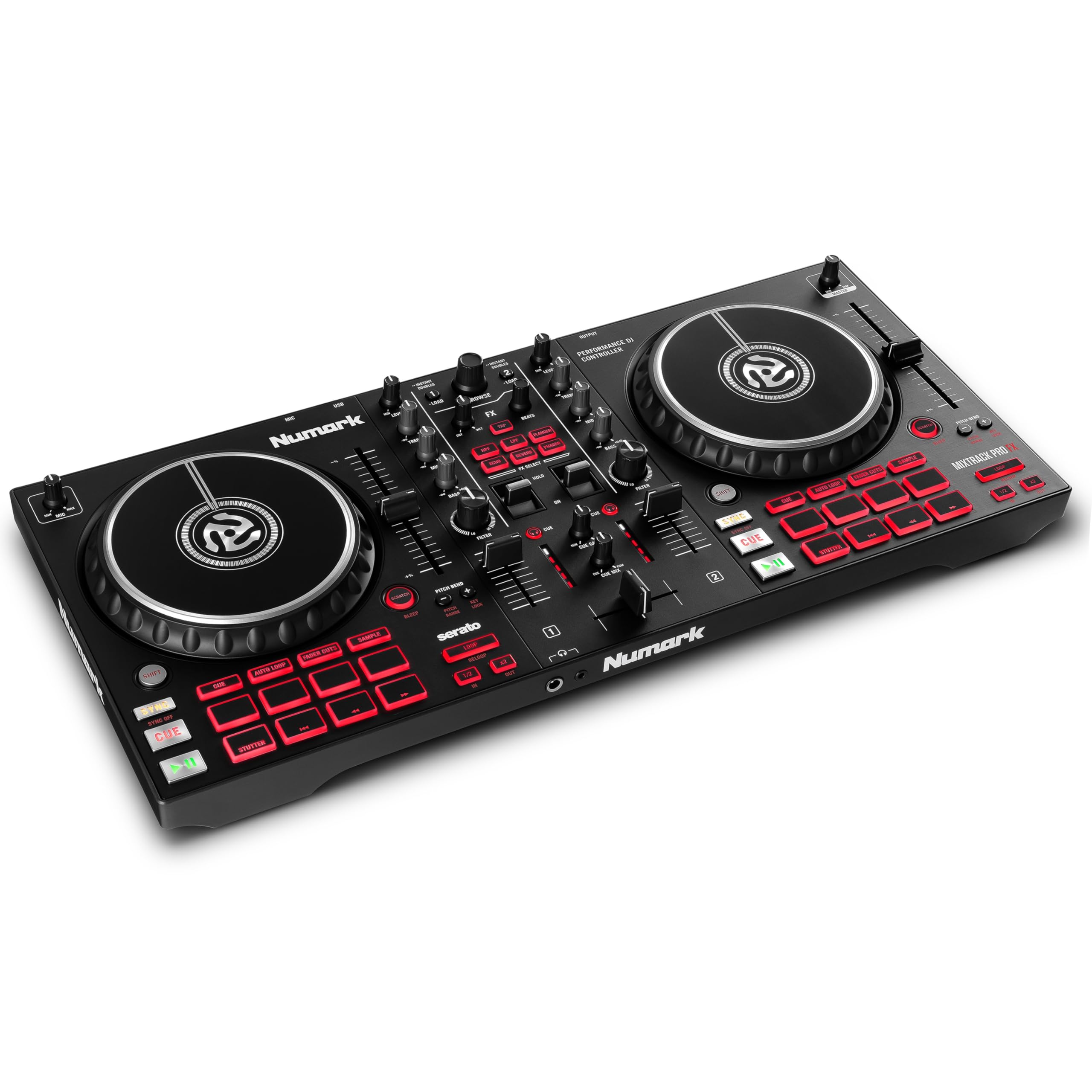 Numark Mixtrack Pro FX Serato DJ Controller with 2 Decks, Mixer