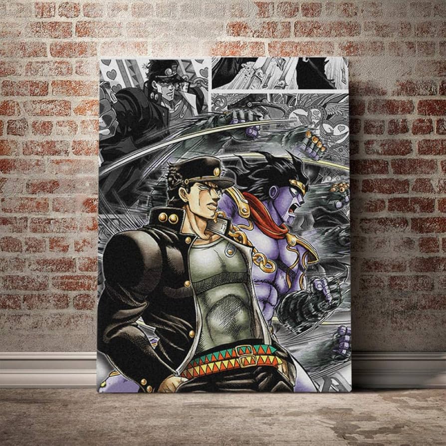 Amazon.co.jp: 空条承太郎スタープラチナジョジョの奇妙なキャンバス