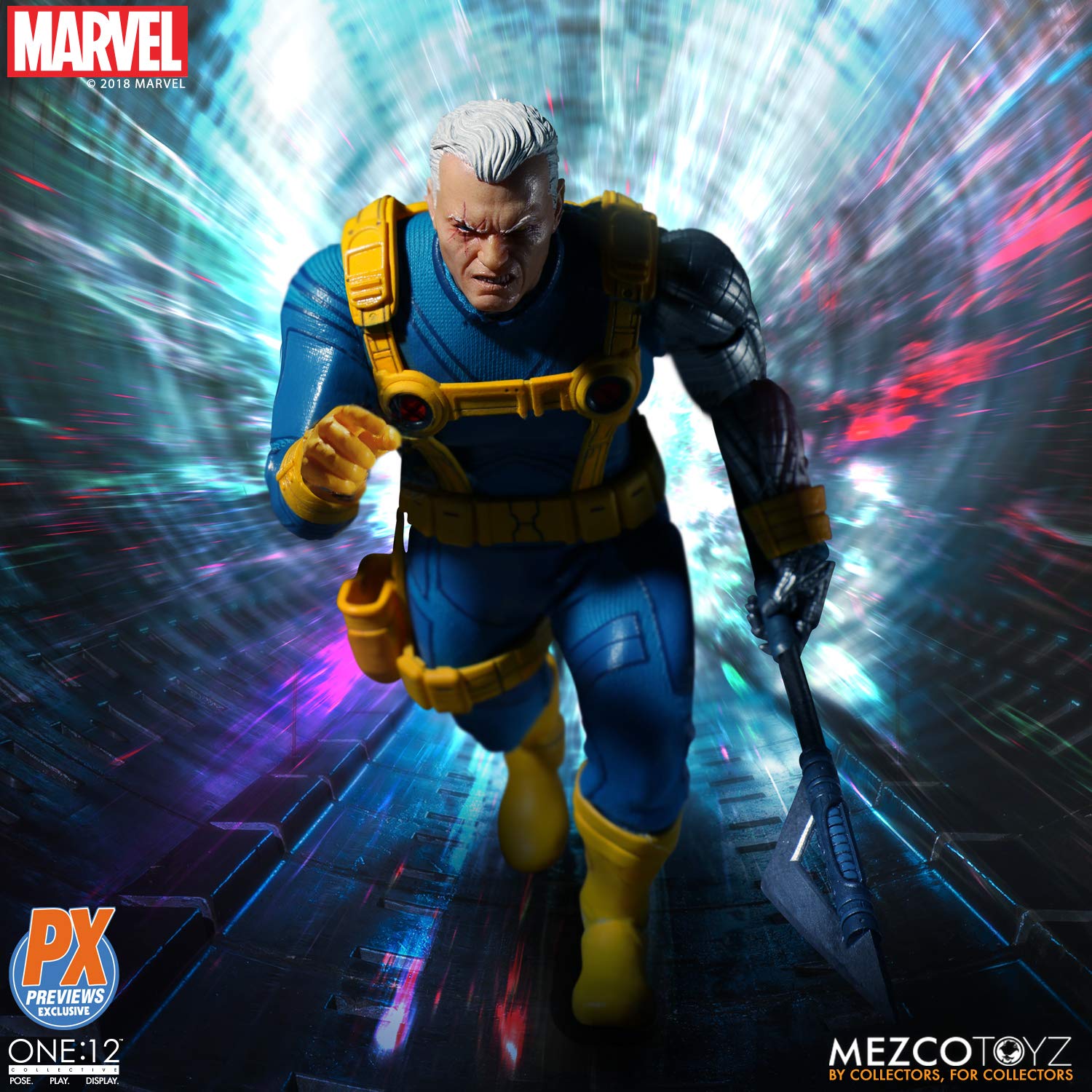 Mezco One:12 Collective: Marvel Cable (X-Men Version) Action