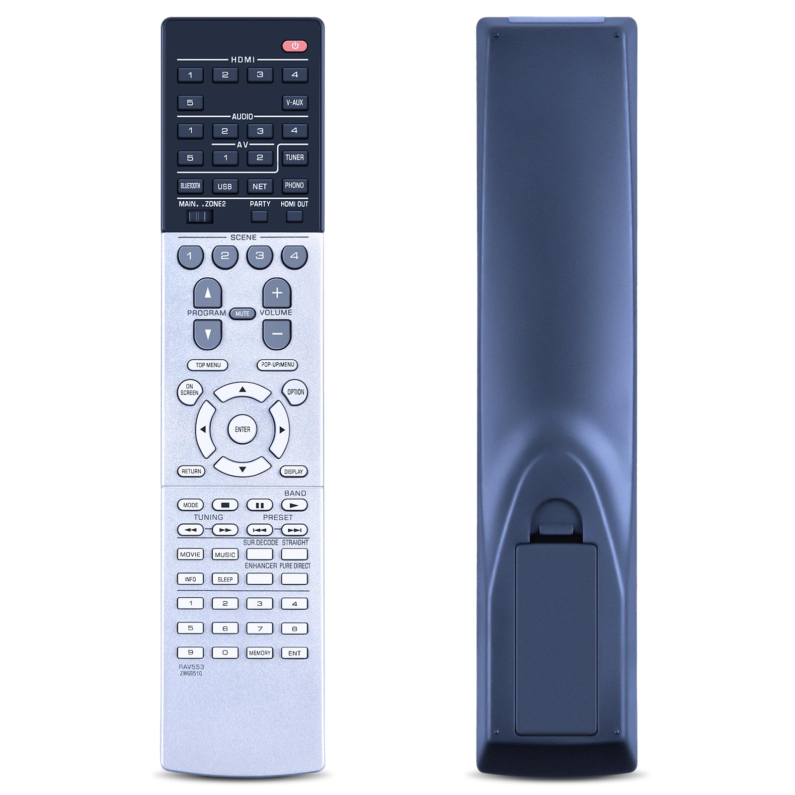 Amazon.com: RAV553 ZW69510 Replacement Remote Control Compatible