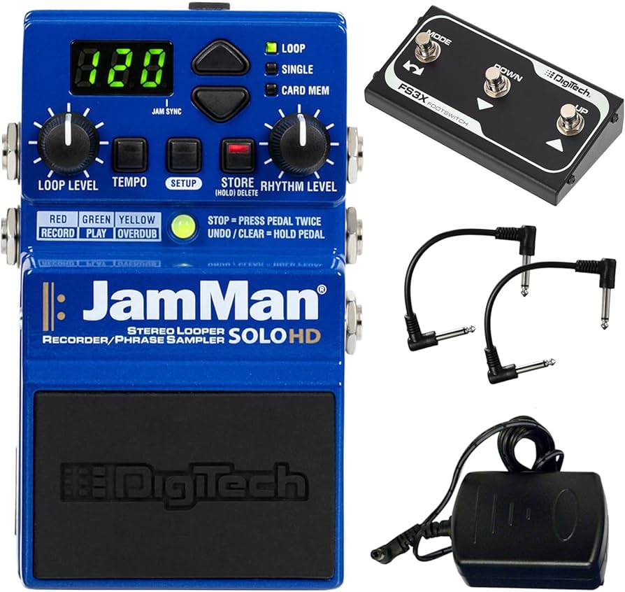 Amazon.com: Digitech JamMan Solo HD Stereo Looper Pedal - Bundle