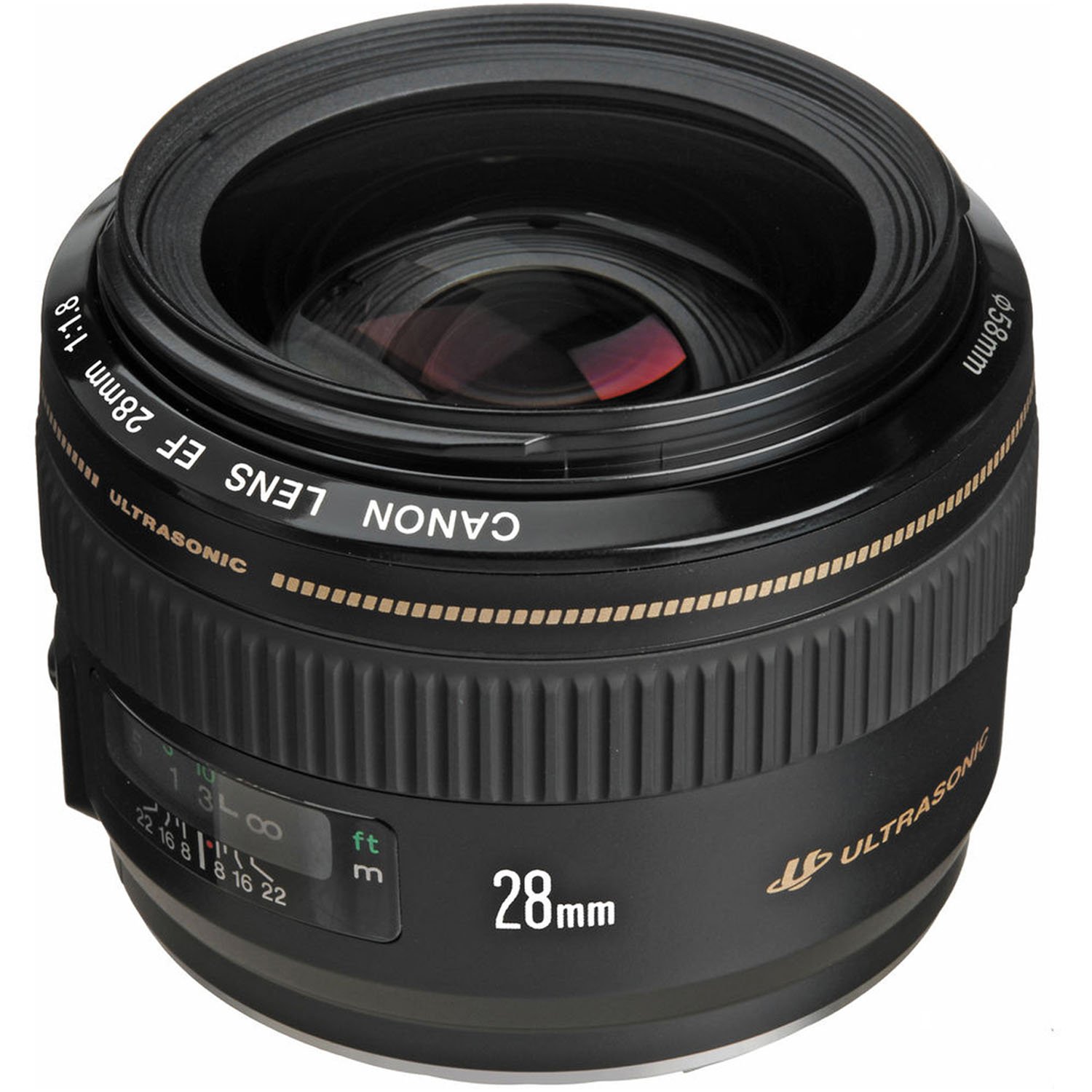 Canon EF 28mm f/1.8 USM Wide Angle Lens for Canon SLR Cameras