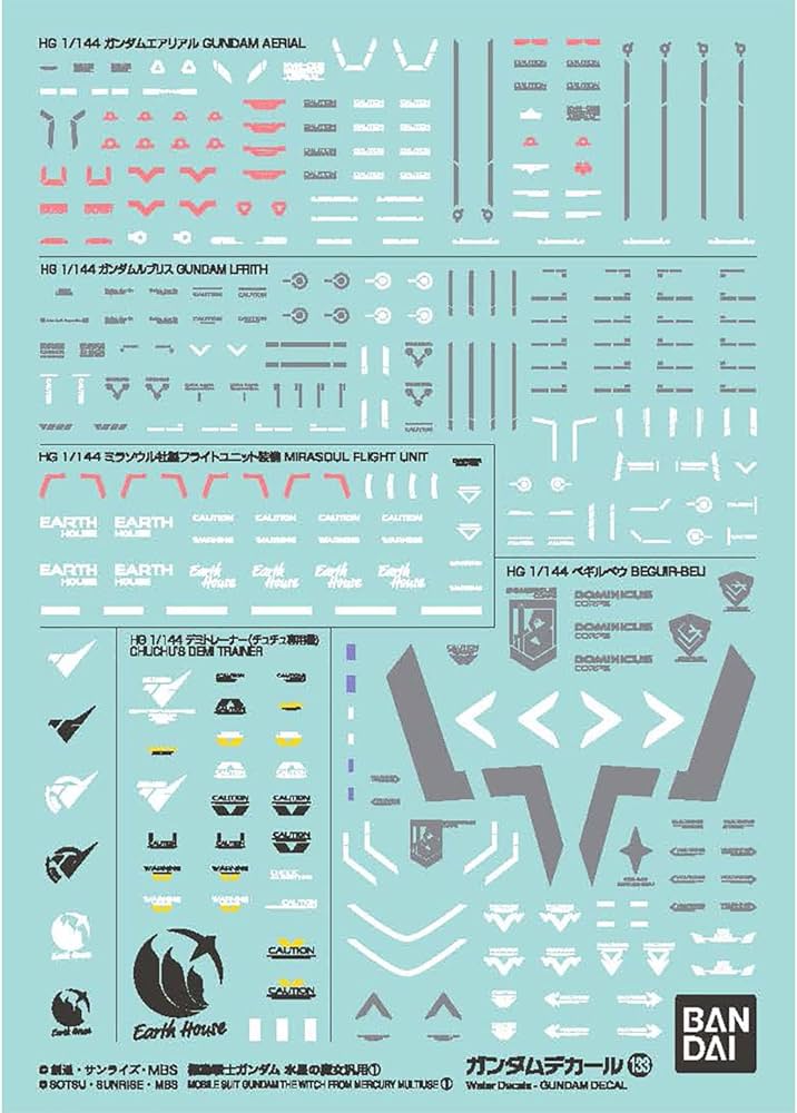 Amazon | BANDAI SPIRITS(バンダイ スピリッツ) ガンダムデカールNo